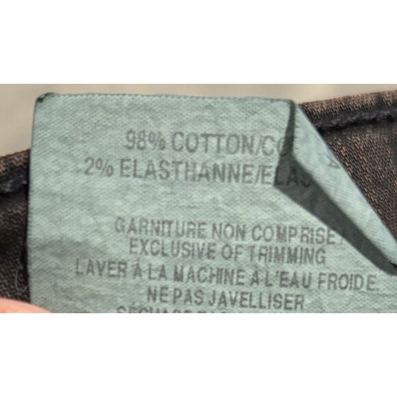 NWT Second Yoga Jeans High Rise Straight Slim Leg Black Womens Sz 32 (32x34.5) - Picture 4 of 5